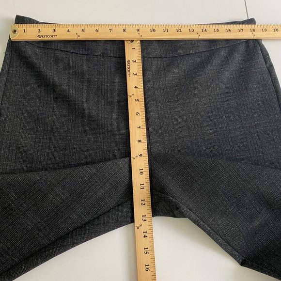 Nanette by Nanette Lepore Dark Gray Ponte Knit Career Pants Size XL Pull On - Picture 8 of 9